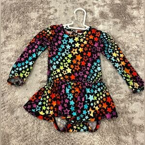 Colorful Star Patterned Kids One Piece
